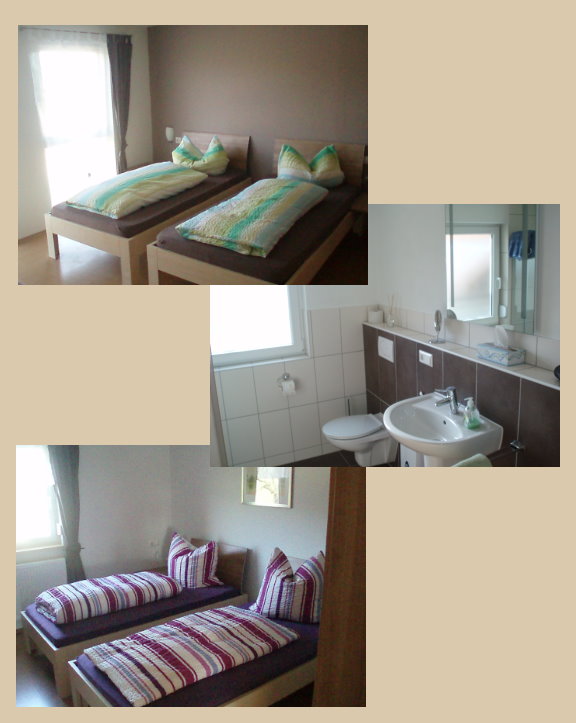 Zwei Schlafzimmer, Bad mit Dusche und WC
